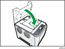 Illustratie van de printer