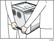 Illustratie van de printer