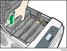 Illustratie van de printer