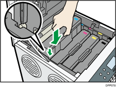 Illustratie van de printer