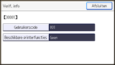 Afbeelding van bedieningspaneel