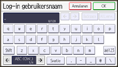 Afbeelding van bedieningspaneel