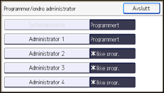 Illustrasjon av betjeningspanelet