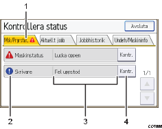 Bild av användarpanel (numrerade detaljer)