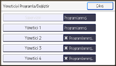 İşlem paneli ekran çizimi