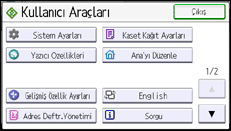 İşlem paneli ekran çizimi
