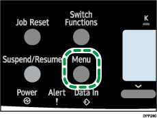 Menu key illustration