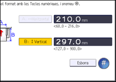 Il·lustració de pantalla del panell d'operacions