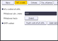 Ilustrace displeje ovládacího panelu