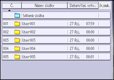 Ilustrace displeje ovládacího panelu