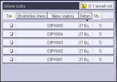 Ilustrace displeje ovládacího panelu