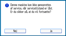 Illustration af displayet på betjeningspanelet