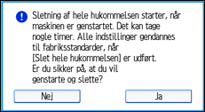 Illustration af displayet på betjeningspanelet