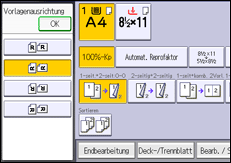 Abbildung Bedienfeld-Display
