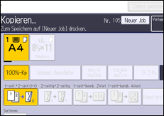 Abbildung Bedienfeld-Display