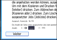 Abbildung Bedienfeld-Display