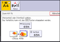 Abbildung Bedienfeld-Display