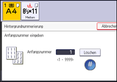 Abbildung Bedienfeld-Display