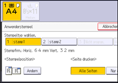 Abbildung Bedienfeld-Display