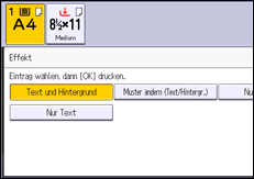 Abbildung Bedienfeld-Display