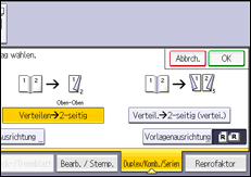 Abbildung Bedienfeld-Display