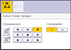 Abbildung Bedienfeld-Display