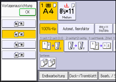 Abbildung Bedienfeld-Display