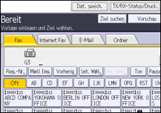 Abbildung Bedienfeld-Display