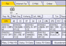 Abbildung Bedienfeld-Display