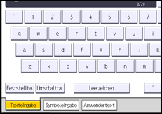 Abbildung Bedienfeld-Display