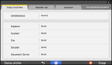 Abbildung Bedienfeld-Display