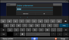 Abbildung Bedienfeld-Display