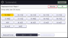 Abbildung Bedienfeld-Display