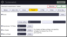Abbildung Bedienfeld-Display