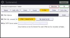 Abbildung Bedienfeld-Display