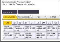 Abbildung Bedienfeld-Display