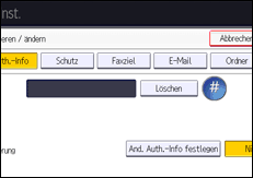 Abbildung Bedienfeld-Display