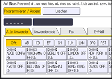 Abbildung Bedienfeld-Display