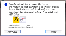 Abbildung Bedienfeld-Display