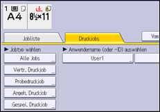 Abbildung Bedienfeld-Display