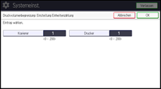 Abbildung Bedienfeld-Display