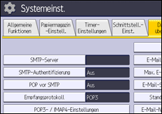 Abbildung Bedienfeld-Display