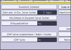 Abbildung Bedienfeld-Display