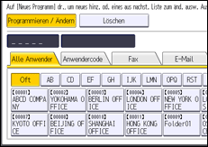 Abbildung Bedienfeld-Display