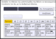 Εικόνα οθόνης πίνακα χειρισμού