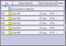 Εικόνα οθόνης πίνακα χειρισμού