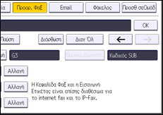 Εικόνα οθόνης πίνακα χειρισμού