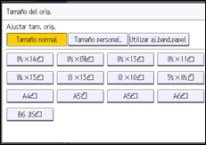 Ilustración de la pantalla panel de mandos