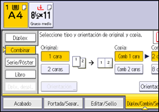 Ilustración de la pantalla panel de mandos
