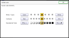 Ilustración de la pantalla panel de mandos